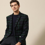 Single Breasted Tailored Fit Tweed Blazer