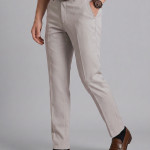 Men Flat-Front Formal Trousers