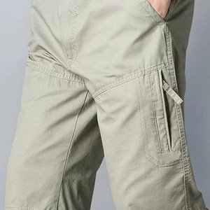 Men Easy Wash Cargos Trousers