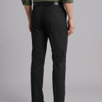 Mid-Rise Cotton Formal Trousers