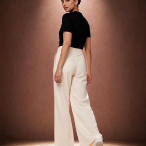 Wide Leg Pants | Easy Care, Wrinkle Free, Ultra-Flowy Stretchable Fabric