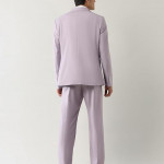 solid Two Piece Suit Beige