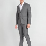 Men Business Suit Pants Set