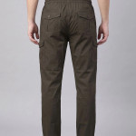 Men Coffee Brown Cargo Trousers