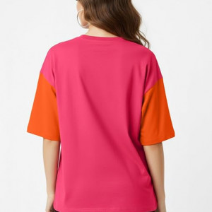 Half Sleeve Cottonblend Oversized Tshirt
