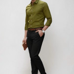Men Relaxed Pleated Trousers
