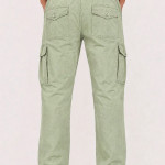 Men Pista Green Cargo Trousers